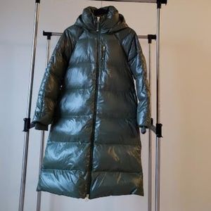 GAP Long Down High Shine Puffer Coat